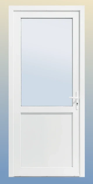 Flush casement pintu upvc